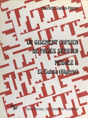 cover image of Un gisement capsien de faciès sétifien